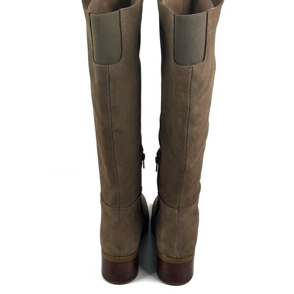 Blondo Tatiana Women's Knee High Boots Taupe Suede Size 10M Waterproof - Picture 5 of 14